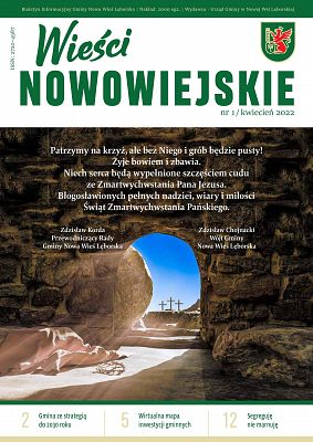 Strona tytułowa biuletynu "Wieści Nowowiejskie". grafika