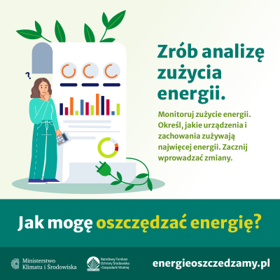 Grafika. Zrób analizę zużycia energii.